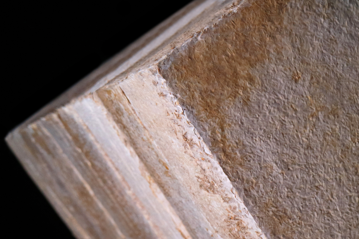 BIOHM - Mycelium insulation panels close up.