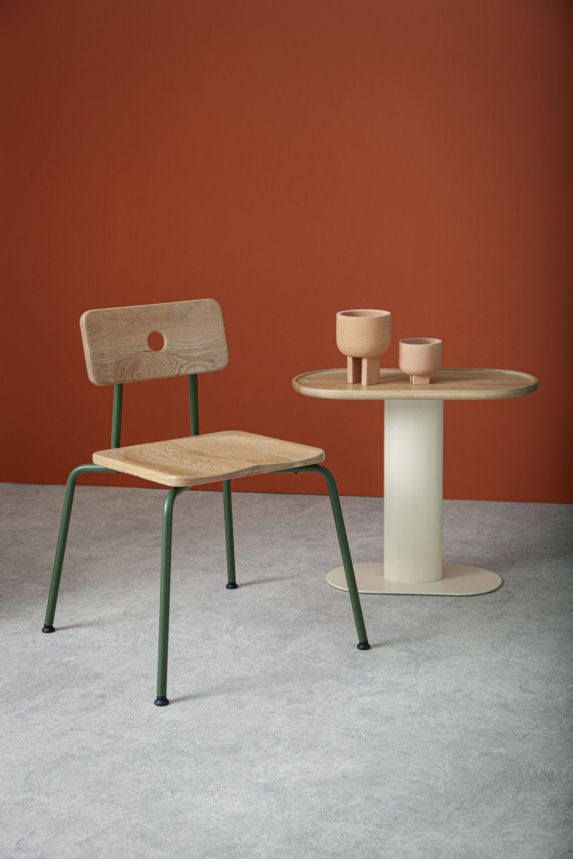 Liqui Contracts Milne Chair and Georgie Table