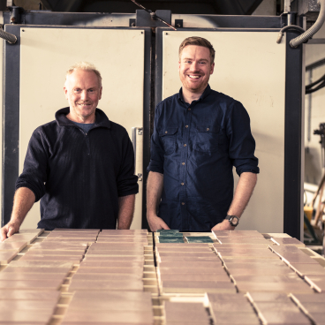 Professor David Binns and Dr Alasdair Bremner. Photography by Tim Ainsworth