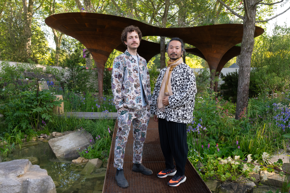 2024WaterAid Garden designers, Tom Massey, left and Je Ahn