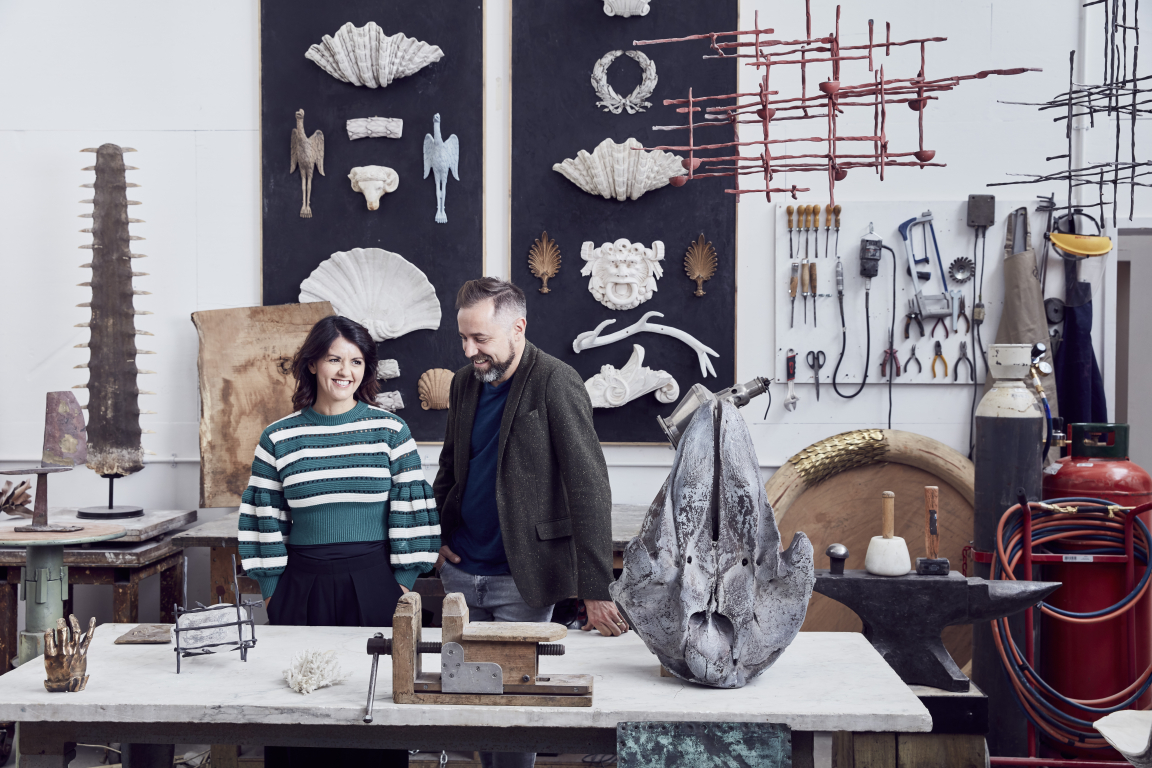 Christopher and Nicola Cox. Courtesy of Cox London. Image by Alun Callender, London Craft Week