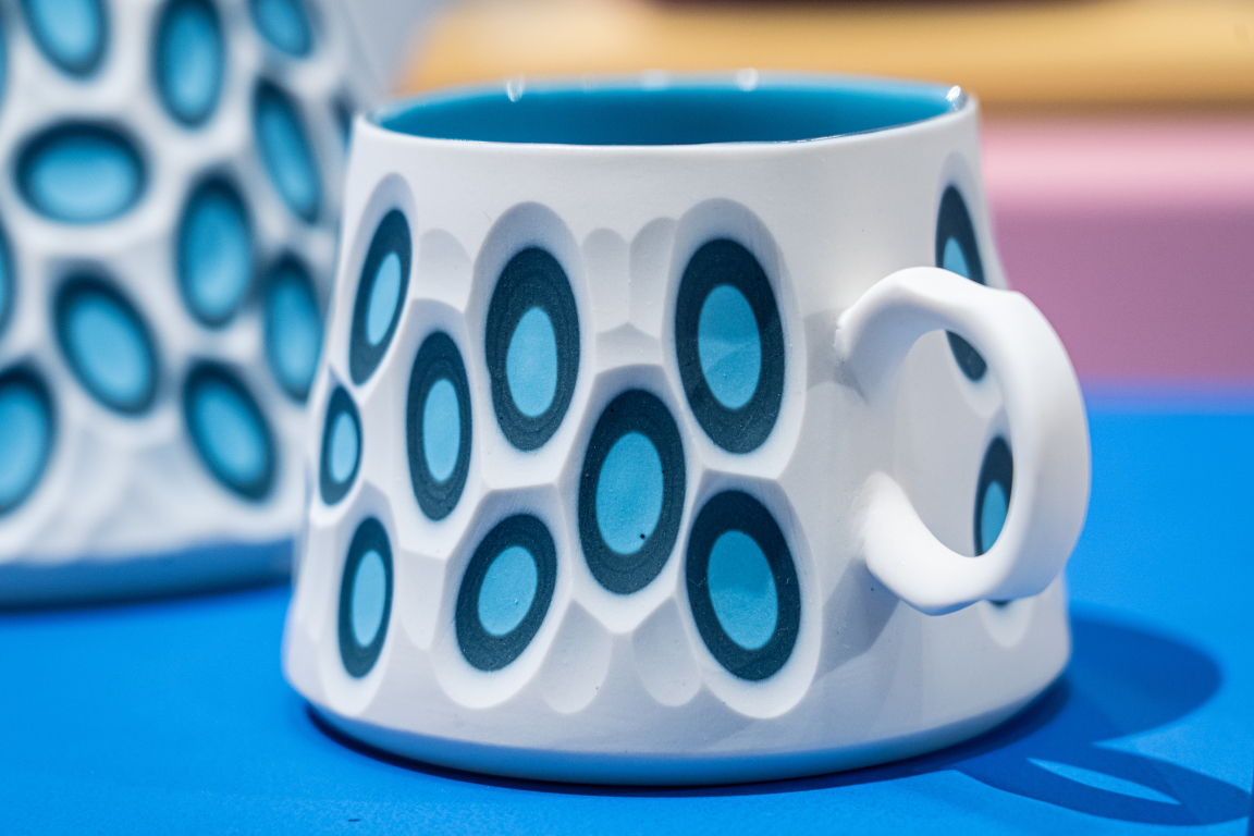 Gavin Burnett: Multi-layered porcelain teapot. Photography credits: Tim Ainsworth