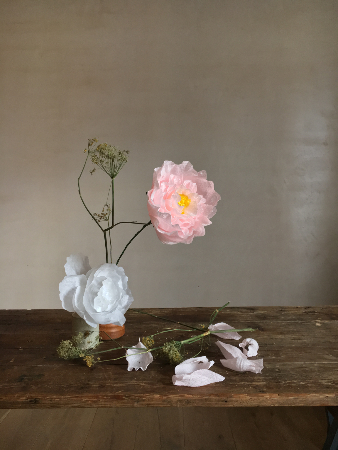 Peony Workshop with Karen Hsu. Courtesy of Karen Hsu, London Craft Week 2019