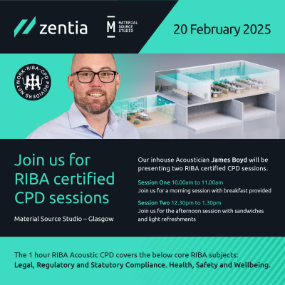 RIBA Acoustic CPD by Zentia (aftermoon session)	