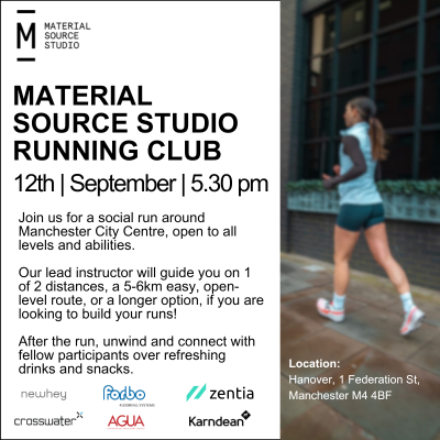 The Material Source Studio Running Club 