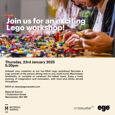 Lego workshop with Crosswater & Ege