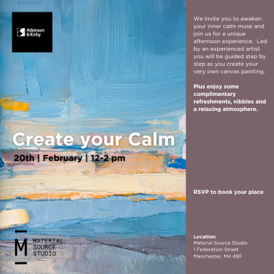 Create your calm with Atkinson & Kirby 